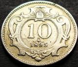 Moneda istorica 10 HELLER - AUSTRO-UNGARIA / AUSTRIA, anul 1895 *cod 418 B