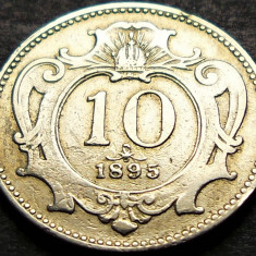 Moneda istorica 10 HELLER - AUSTRO-UNGARIA / AUSTRIA, anul 1895 *cod 418 B