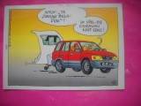 HOPCT 17619 CARAVANA CU RULOTA !!! CARICATURA - CP OLANDA --EUROPA -NECIRCULATA