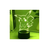 Cumpara ieftin Lampa Decorativa 3D - Pokemon Pikachu, 7 Culori - 14x19.2cm - 42833