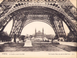 Litografie Le Trocadero vu sous la Tour Eiffel