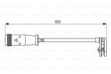 BOSCH 1 987 473 037 senzor de avertizare,uzura placute de frana