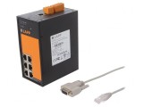Switch Ethernet neadministrabil 6 porturi 18-30VDC
