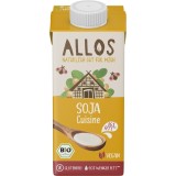 Crema de soia lichida pentru gatit Allos, fara gluten, fara lactoza, bio, 200ml