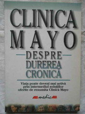 Clinica Mayo Despre Durerea Cronica - David W.swanson ,271416 foto