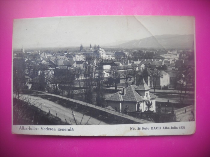 HOPCT 502 N ALBA IULIA IN ANUL 1931-VEDERE GENERALA -CIRCULATA
