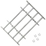 Grilaj de siguranță pentru ferestre cu 4 bare transversale 1000-1500mm, vidaXL