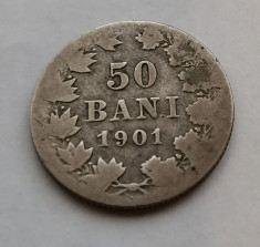 50 bani 1901 RAR foto