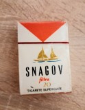 Pachet PLIN cu tigari SNAGOV cartonat anii '80 Romania