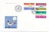 Romania (152) - J.O. de Vara, Los Angeles, 1984, 3 FDC cu seria