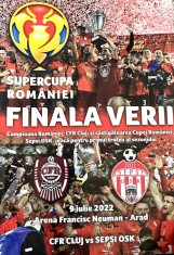 Program de meci CFR Cluj v Sepsi OSK SuperCupa Romaniei 9.7.2022