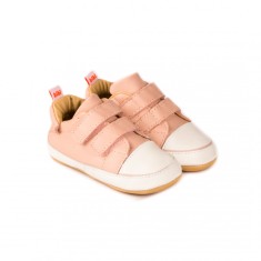 Pantofi Fetite Bibi Afeto Joy Camelia cu Velcro 24 EU