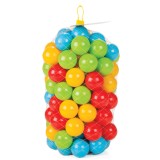 Bile colorate copii, 50 bucati set 6 cm, pentru loc de joaca, Oem