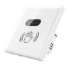 Intrerupator inteligent cu infrarosu, Tuya, Life Smart, Wi-Fi, fara nul, 1 canal, 16A, sticla securizata, Alb @SmartWiz smw06, Altele