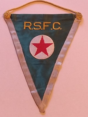 Fanion (vechi-brodat) fotbal - Red Star Football Club (Paris-Franta) foto