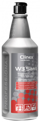 Clinex W3 Sanit, 1 Litru, Detergent Lichid, Concentrat, Pt. Curatarea Obiectelor Sanitare, Toaletelo foto