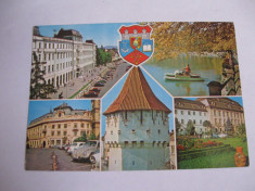 Carte postala - Sibiu, colaj foto