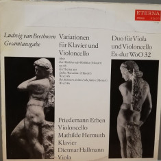 Beethoven – Variations for Piano & Cello /Duo for....(1970/Eterna/RDG) - VINIL/