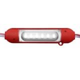 Bara cu LED, rosu, 76x19x8mm, 12V, rezistent la umiditate, 158116