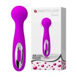 Vibrator bagheta din silicon cu 12 functii de vibratie - Pretty Love Wade (16cm)