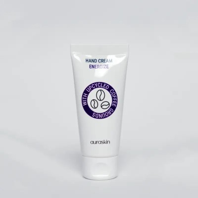 AuraSkin Crema de maini - Energize, cu boabe de cafea transformate, pentru toate tipurile de piele, 30 ml foto
