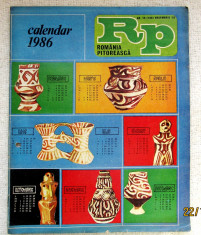 Romania Pitoreasca cu calendar - dec. 1985 foto