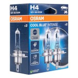 Becuri halogen Osram H4 12V 60/55W P43t Cool Blue Next GEN 5000K, lumina alba cu aspect LED, pana la 100% mai multa lumina, set 2 buc