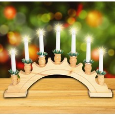 Decor piramida cu lumanari HOME KAD 02