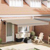 Marchiză automată retractabilă Bej 400x300 cm