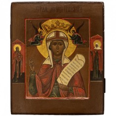 Icoană pe lemn &bdquo;Sf. Parascheva&rdquo;, școală rusească, cca. 1800