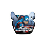 Inaltator Auto Avengers Captain America Disney, husa detasabila, 15 - 36 kg, Albastru