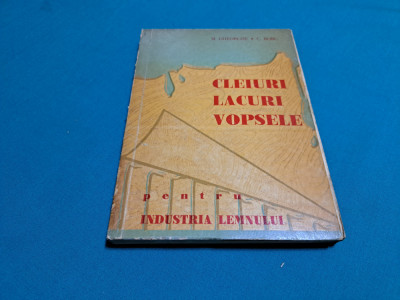 CLEIURI LACURI VOPSELE PENTRU INDUSTRIA LEMULUI / M. GHEORGHE, C. ROBU / 1962 * foto