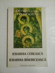 Ierarhia cereasca; Ierarhia bisericeasca - Dionisie pseudo Areopagitul foto