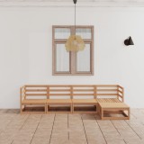 VidaXL Set mobilier de grădină, 5 piese, maro miere, lemn masiv de pin