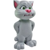 Jucarie FOXMAG24&reg; Talking Tom interactiva, 20cm, motanul vorbitor cu povesti, repeta tot ce aude