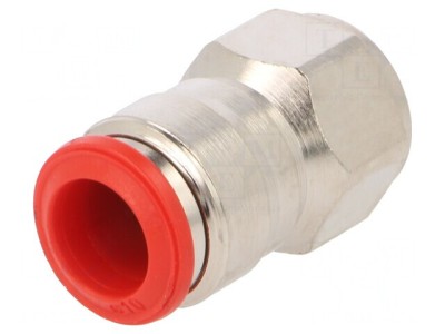 Racord Push-In Alamă Nichelată Filet 1/4&amp;quot; foto