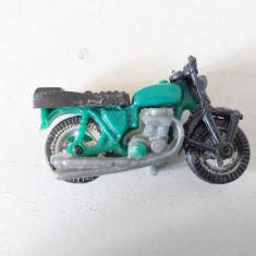 Motocicleta jucarie veche romaneasca, plastic, anii 70-80, colectie