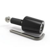 Cumpara ieftin Set Capete Ghidon Moto Oxford Bar Ends 3 Aluminiu Negre