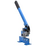 vidaXL Foarfecă ghilotină pentru metal, 125 mm, albastru