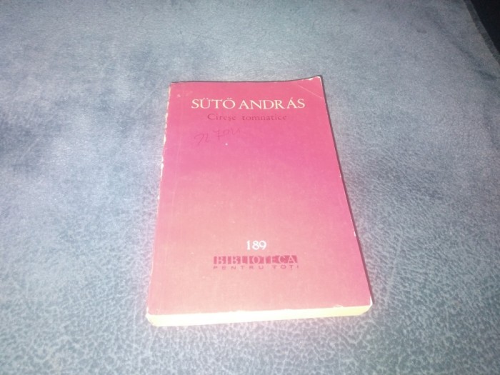 SUTO ANDRAS - CIRESE TOMNATICE BPT