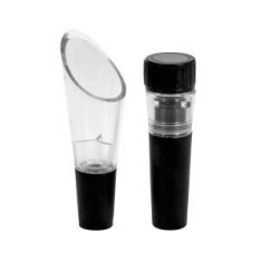 Set 2 accesorii de aerat si dop pentru vin