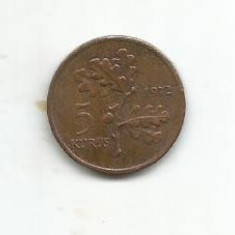 No(4) moneda- TURCIA- 5 KURUS 1972