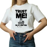 Tricou personalizat pentru avocati, dama, alb, marimea L