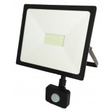 Proiector LED 50W cu Senzor Miscare, Alb Rece 6000K, Durata Viata 50000h, Aluminiu
