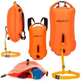 Geanta de &icirc;not tip rucsac etansa 35L, geamandura de siguranta 2 &icirc;n 1