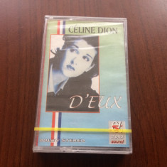 celine dion d'eux 1995 caseta audio muzica usoara soft pop alpha sound sigilata