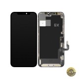 Display cu Touchscreen GX pentru Apple iPhone 12 / 12 Pro cu Rama Versiune OLED IC Movable Negru