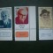 HOPCT TIMBRE MNH 836 PERSPONALITATI IN ISTORIE 1982 -3 VAL CU TABS ISRAEL