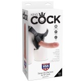 King Cock-Ham Strap-On Cu Penis Realist 20.3 cm-Ventuza