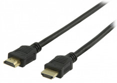 Cablu HDMI1.4 cu ethernet 15+1p tata - HDMI 15+1p tata aurit CCS 1.0m; Cod EAN: 5412810133680 foto